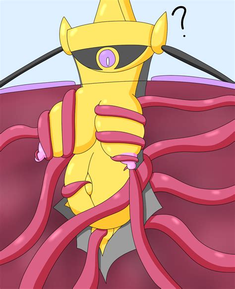 Rule 34 Aegislash Animate Inanimate Anthro Breast Squeeze Breasts