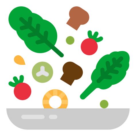 Salad Free Food Icons