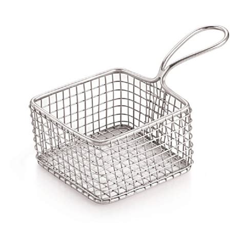 Stainless Steel Square Deep Frying Basket For Kitchen At Rs 120 In Thane