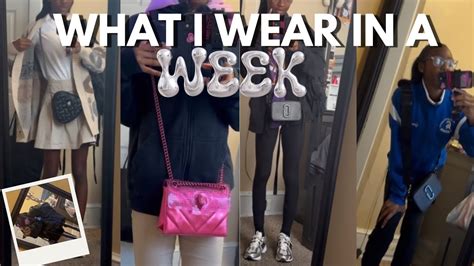 WHAT I WEAR IN A WEEK OF SCHOOL Grwm Chit Chats Life Updates