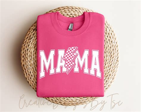 Mama Svg Png Pdf Trendy Mama Shirt Svg Png Mama Varsity Svg Png Mom Svg Png Digital Art