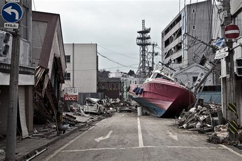 Tsunami Jap O Fukushima Imagem De Stock Editorial Imagem De