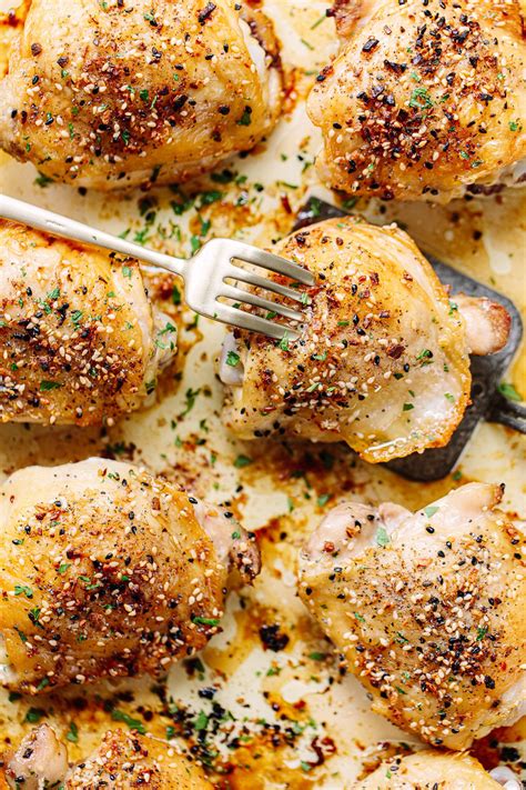 Baked Bone In Chicken Thighs And Legs At Levi Gether Blog
