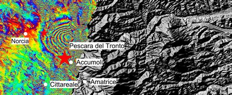 Come Si Deformata Larea Colpita Dal Terremoto Del Agosto Wired