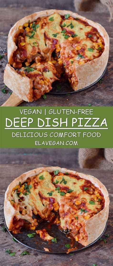 This Vegan Deep Dish Pizza Is The Perfect Comfort Food On Weekends The