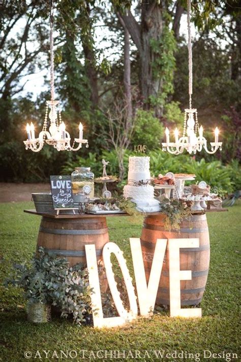 Simple Rustic Outdoor Wedding Ideas - Outdoor Lighting Ideas