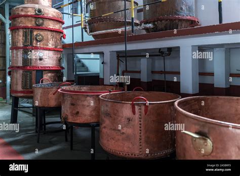 Traditional Rum Making Technology At North Mills Distillery Porto Da