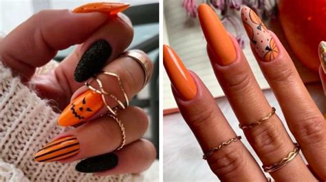 Pumpkin Nails Ideas De U As Para Recibir El Oto O Ser Zen