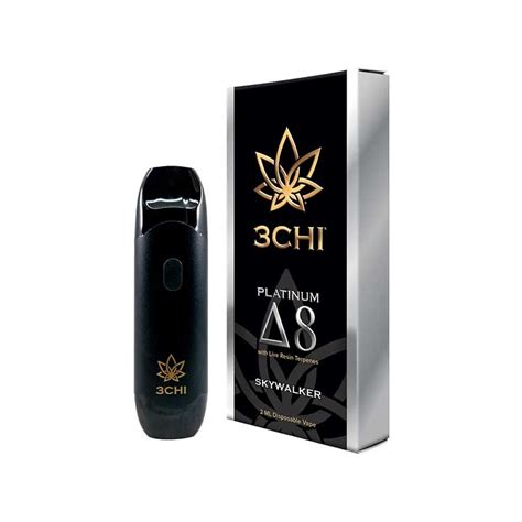 3chi Platinum Delta 8 Disposable Vape Skywalker 2g Lord Vaper Pens