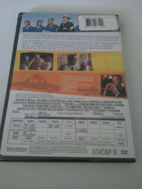 Catch Me If You Can Dvd 2003 2 Disc Full Frame Leonardo Dicaprio