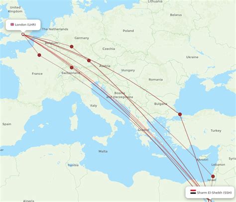 All Flight Routes From London To Sharm El Sheikh LHR To SSH Flight