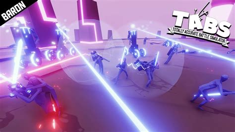 Totally Accurate Battle Simulator New Neon Faction All New Units Youtube