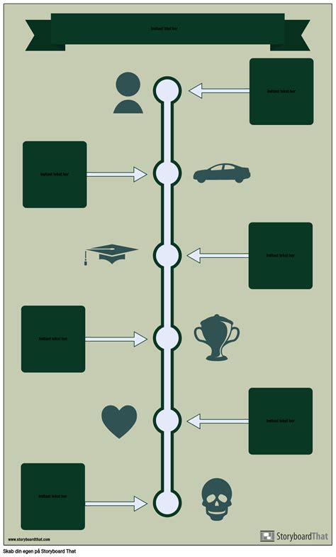 Tidslinje Infografisk Skabelon Storyboard By Da Examples