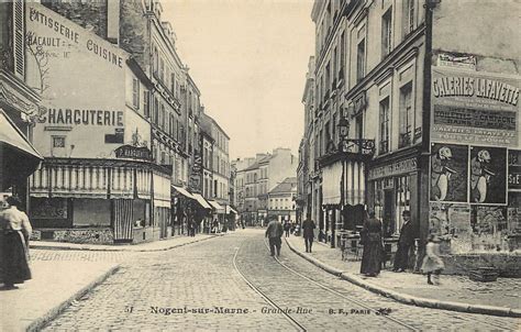 94 NOGENT SUR MARNE Café Au rendez vous des Peintres sur Grande Rue 1919