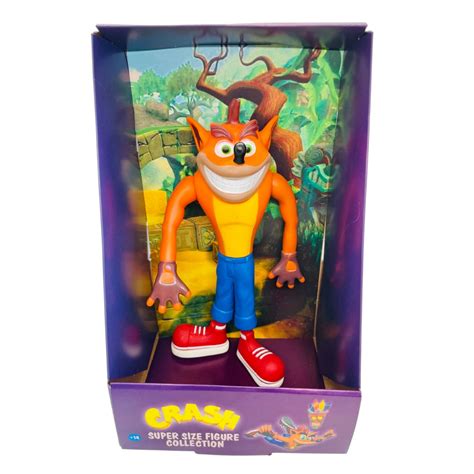 Boneco Crash Bandicoot Articulável 25cm Action Figure Colecionável