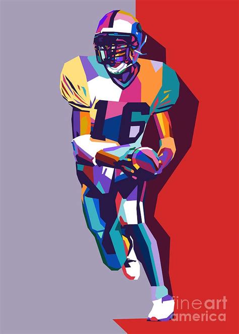 American Football Pop Art Digital Art by Pop Art Brain - Fine Art America