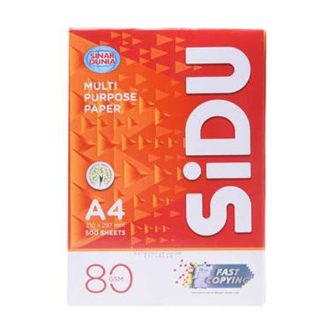 Kertas Hvs Sidu 80 Gram A4 Shopee Indonesia