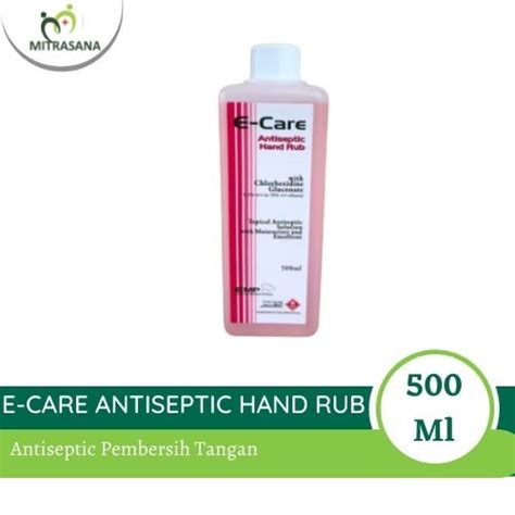 Jual Antiseptic E Care Hand Rub 500 Ml Shopee Indonesia