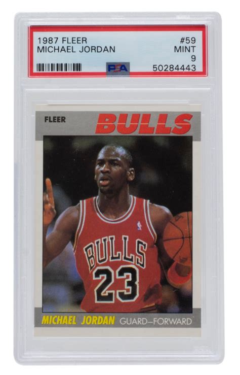 Michael Jordan 1987 88 Fleer 59 PSA 9 Pristine Auction