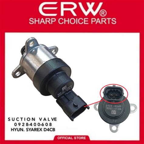 SUCTION VALVE Replacement Part No 0928 400 608 HYUNDAI STAREX D4CB