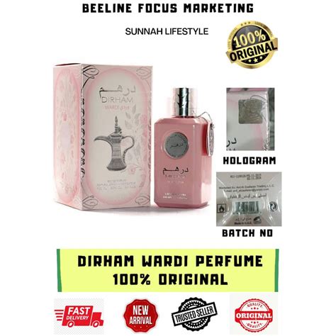 Dirham Wardi Eau De Parfum 100 ML 100 ORIGINAL Shopee Malaysia