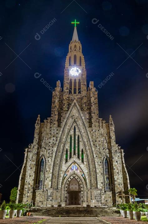 Igreja Catedral de pedra Canela cidade turística perto de Gramado RS