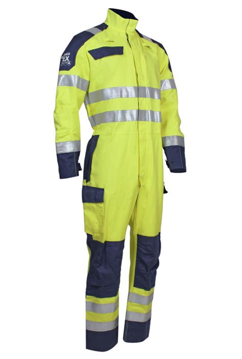 Combinaison Multirisques Atex Plus Hv Jaune Fluo Dmd France