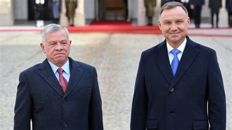 Andrzej Duda Spotka Si Z Kr Lem Jordanii Abdullahem Ii W R D Temat W