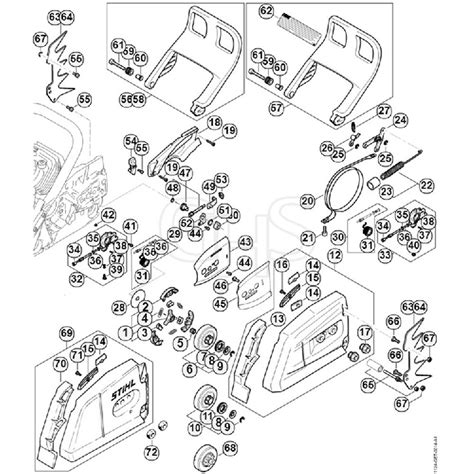 Genuine Stihl MS881 B Clutch Oil Pump Chain Brake GHS