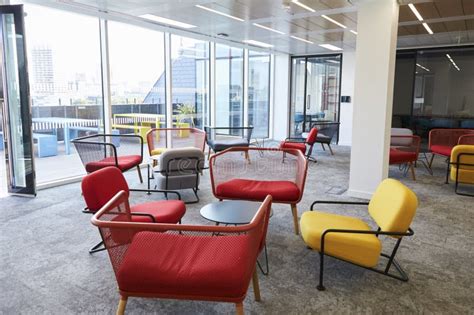 empty break room   modern business premises stock image image