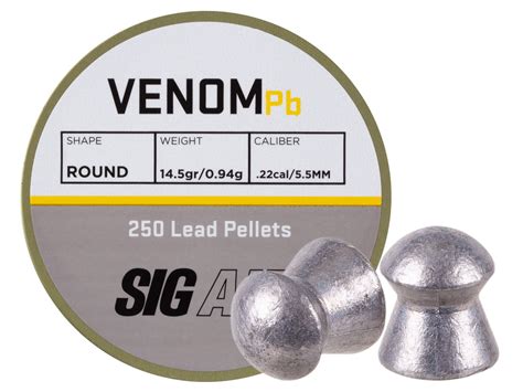 Sig Sauer Venom Pellets Cal Gr Ct Airgun Depot