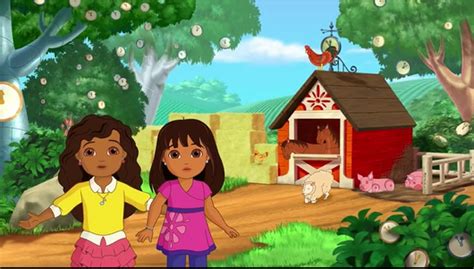 Dora In Clock Landgallery Dora The Explorer Wiki Fandom