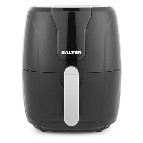 Salter Healthy 45l Air Fryer Non Stick 1300w Oil Free Fryer Cooker Digital Blk Kg Electronic