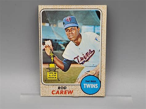 At Auction Topps Rod Carew Hof