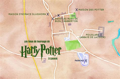 Lieux Tournage Harry Potter Lacock Carte Et Pourtant Elle Tourne