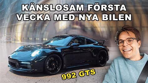 FÖRSTA ÅKTUREN MED MIN NYA PORSCHE 911 GTS VLOGG 07 S2 YouTube