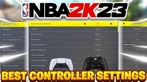 THE BEST CONTROLLER SETTINGS IN NBA 2K23 GREEN EVERY SHOT NEVER