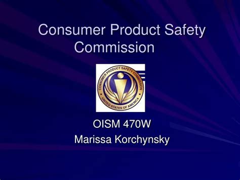 Ppt Consumer Product Safety Commission Powerpoint Presentation Free Download Id9623977