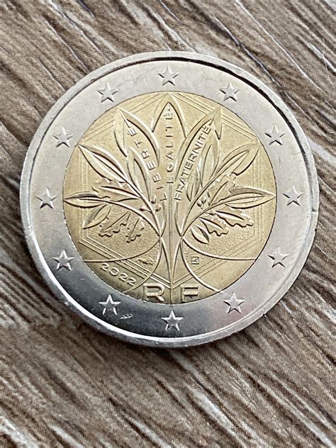 pièce 2 euros rare France 2022 RF LIBERTE EGALITE FRATERNITE eBay