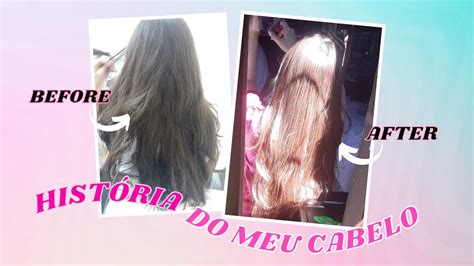 HISTÓRIA DO MEU CABELO JA FUI RUIVA COMO RECUPEREI MEU CABELO YouTube