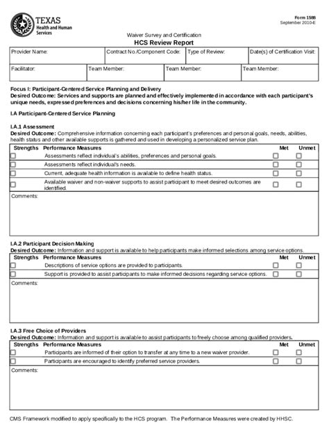 fillable  hcs review report form  fax email print pdffiller