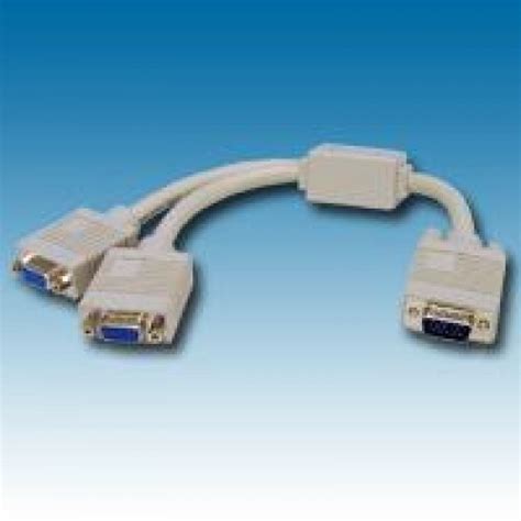 SVGA Monitor Splitter Male - 2 x Females from £2.95 | Adept Networks