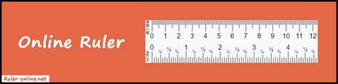 Online Ruler Actual Size Measurements In Mm Cm And Inches