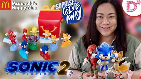 Happy Meal Mcdonalds Toys Sonic The Hedgehog 2 March 2022 YouTube