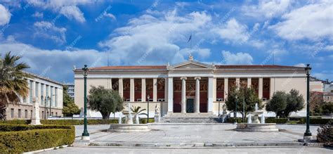 Premium Photo Greece National And Kapodistrian University Of Athens Nkua The Historic Building