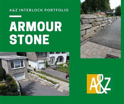 Armour Stone Retaining Wallt Portfolio A Z Interlock Design Build