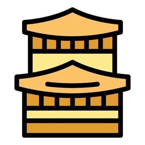 Premium Vector Kyoto Pagoda Icon Outline Vector Japan Temple Travel