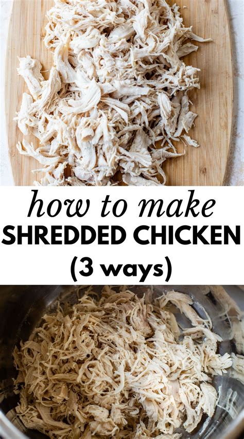 How To Make Shredded Chicken Artofit