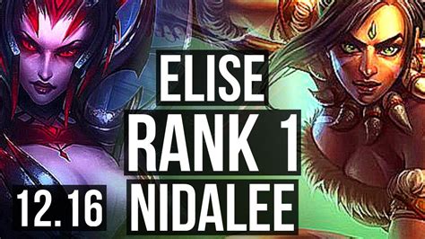 Elise Vs Nidalee Jng Rank Quadra Legendary Tr