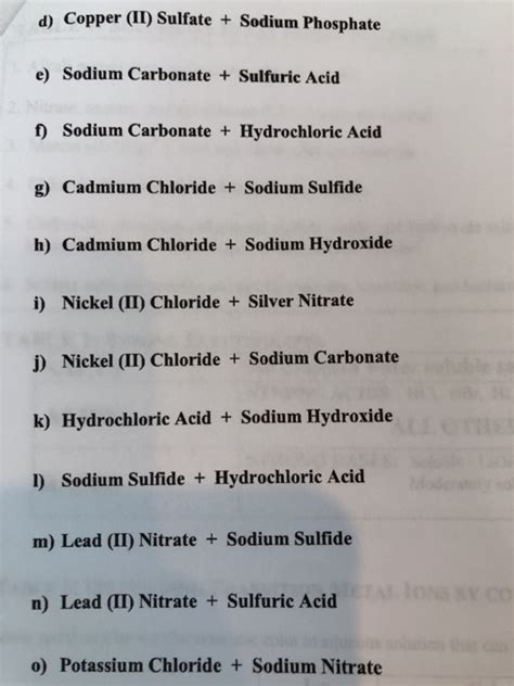 Calcium Chloride And Sodium Carbonate Hydrochloric Acid Net Ionic ...